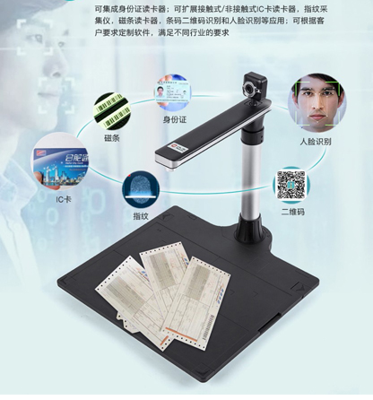 汉王T1390 Pro高拍仪 1500万双头集成款